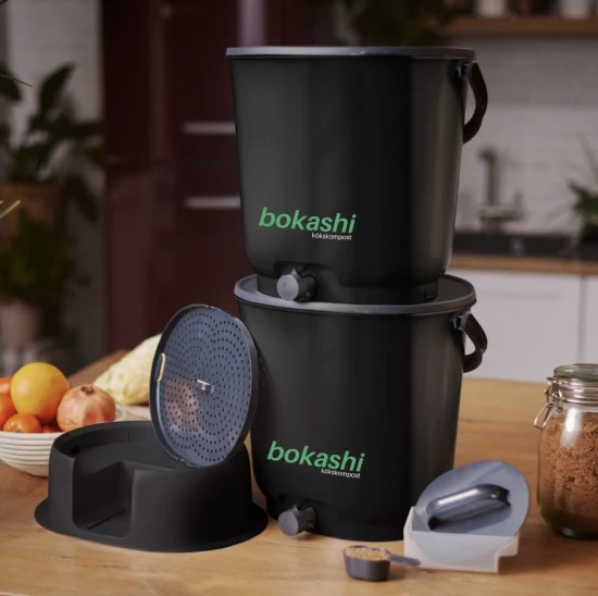 Bokashi 'Essential' 2st exkl strö Svart