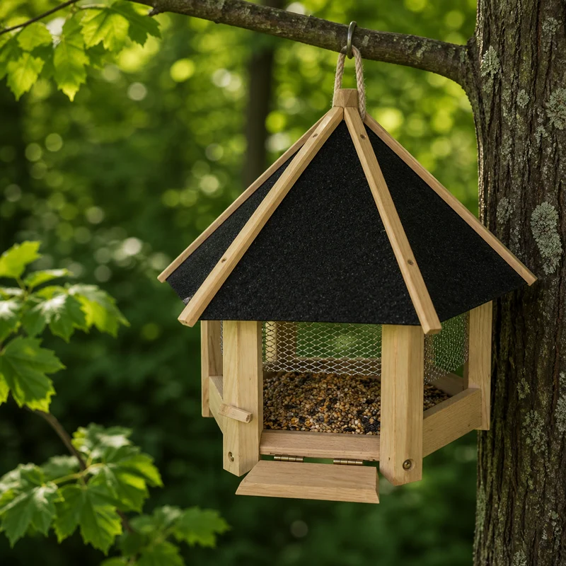 CARE-Bird Hängande Foderstation - Svart