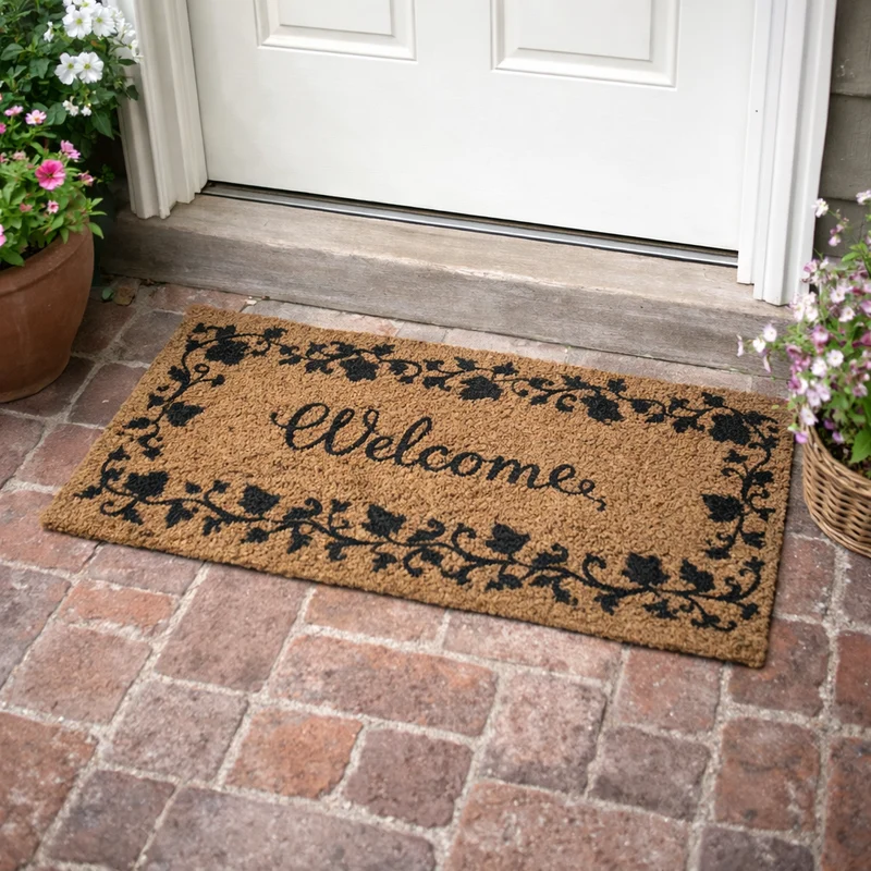 Dörrmatta 'Welcome' 23x53cm
