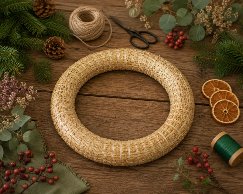 Halmstomme Natur 30cm