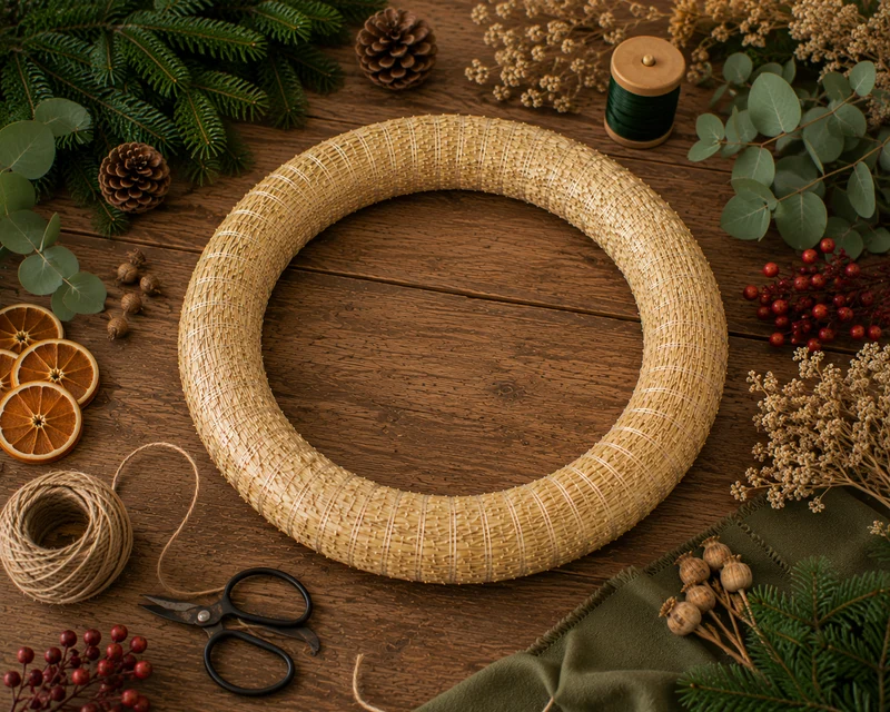 Halmstomme Natur 28cm