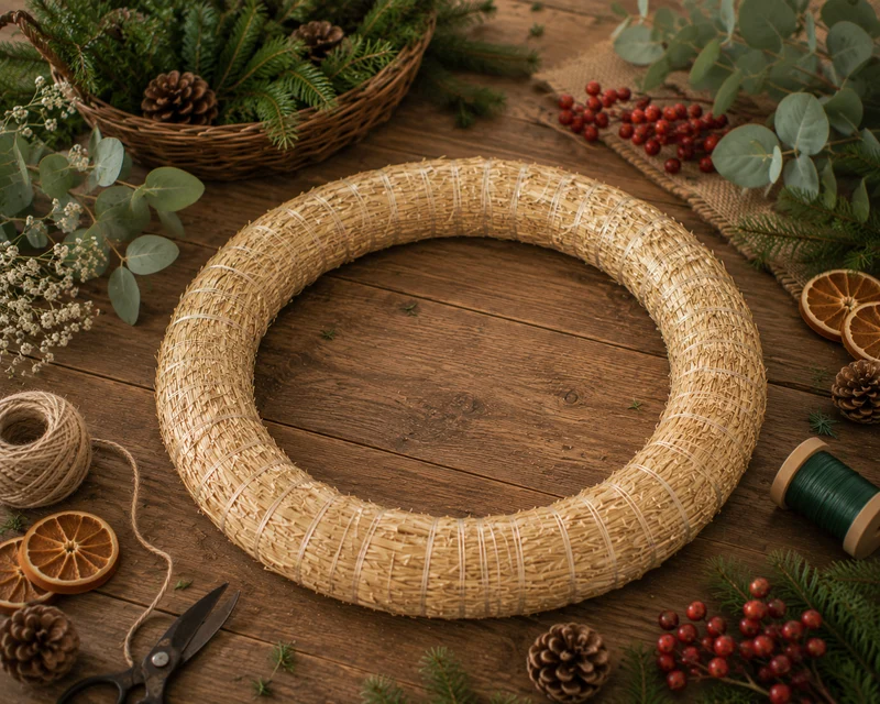 Halmstomme Natur 24cm