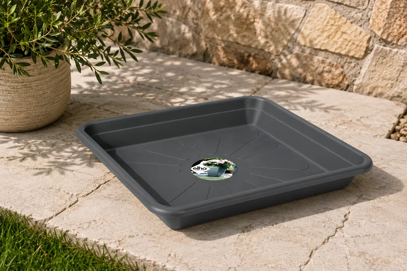Universal 'Saucer Fat Square' D20cm - Anthracite