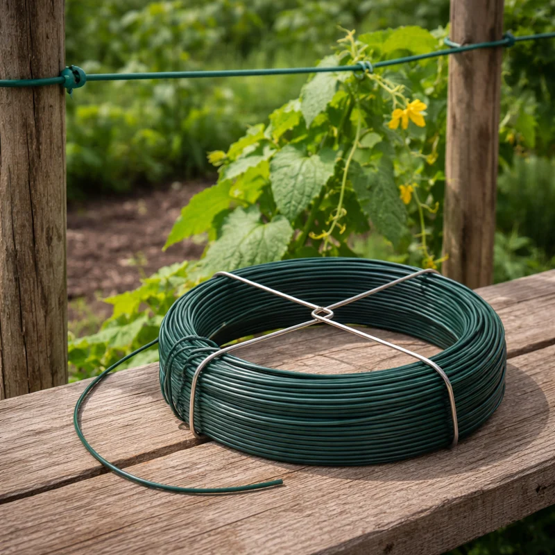 PVC-belagd Ståltråd 1.2mm x 50m