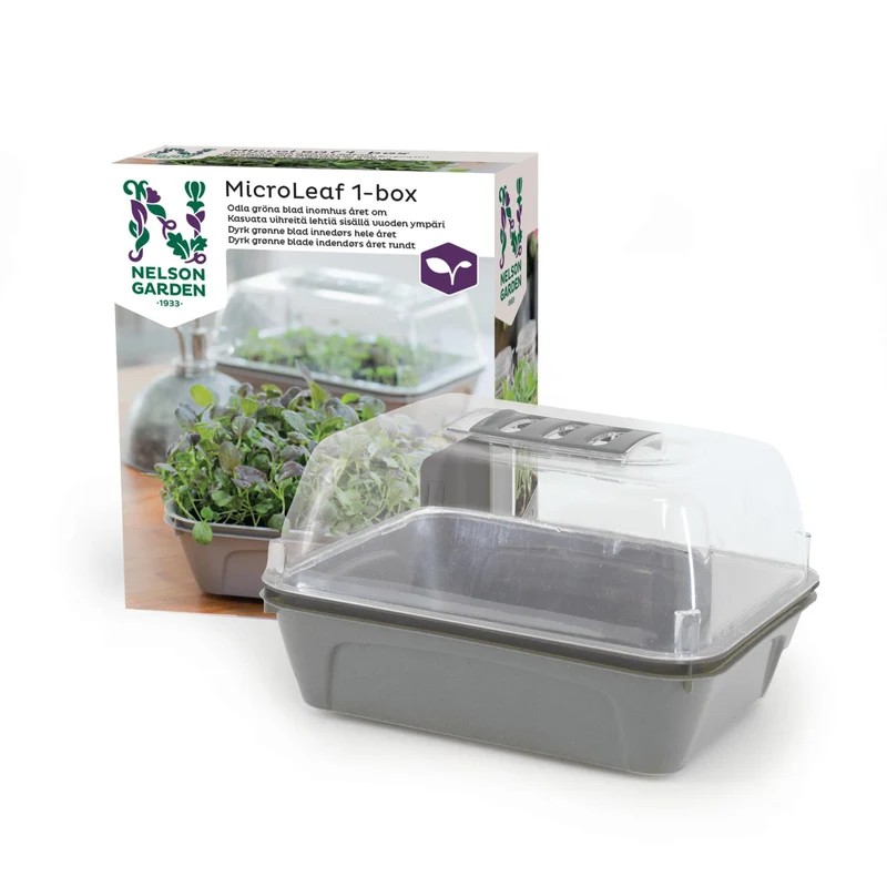 Miniväxthus 'Micro Leaf' 1-box