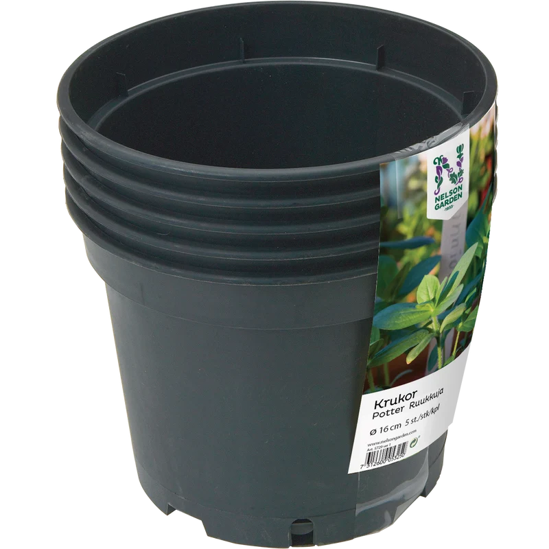 Planteringskruka Rund 17cm - 5st