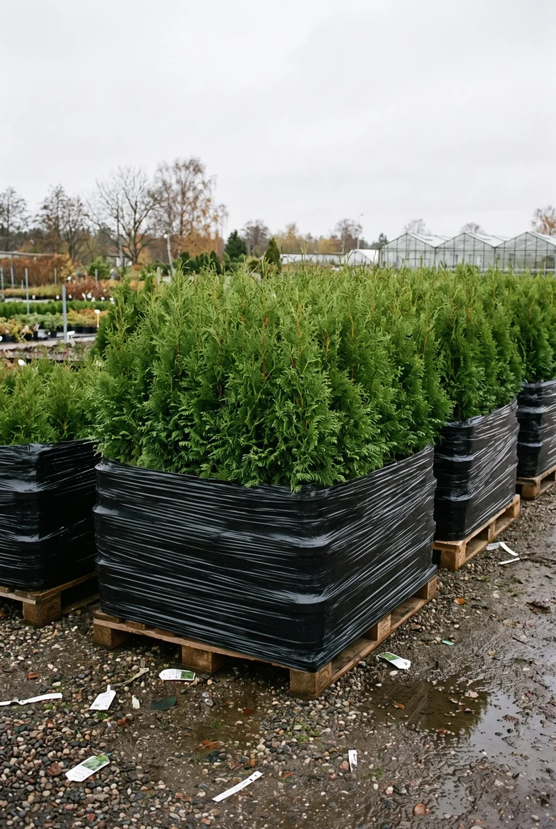 Thuja Smaragd Krukodlad 80-120 cm — Outlet