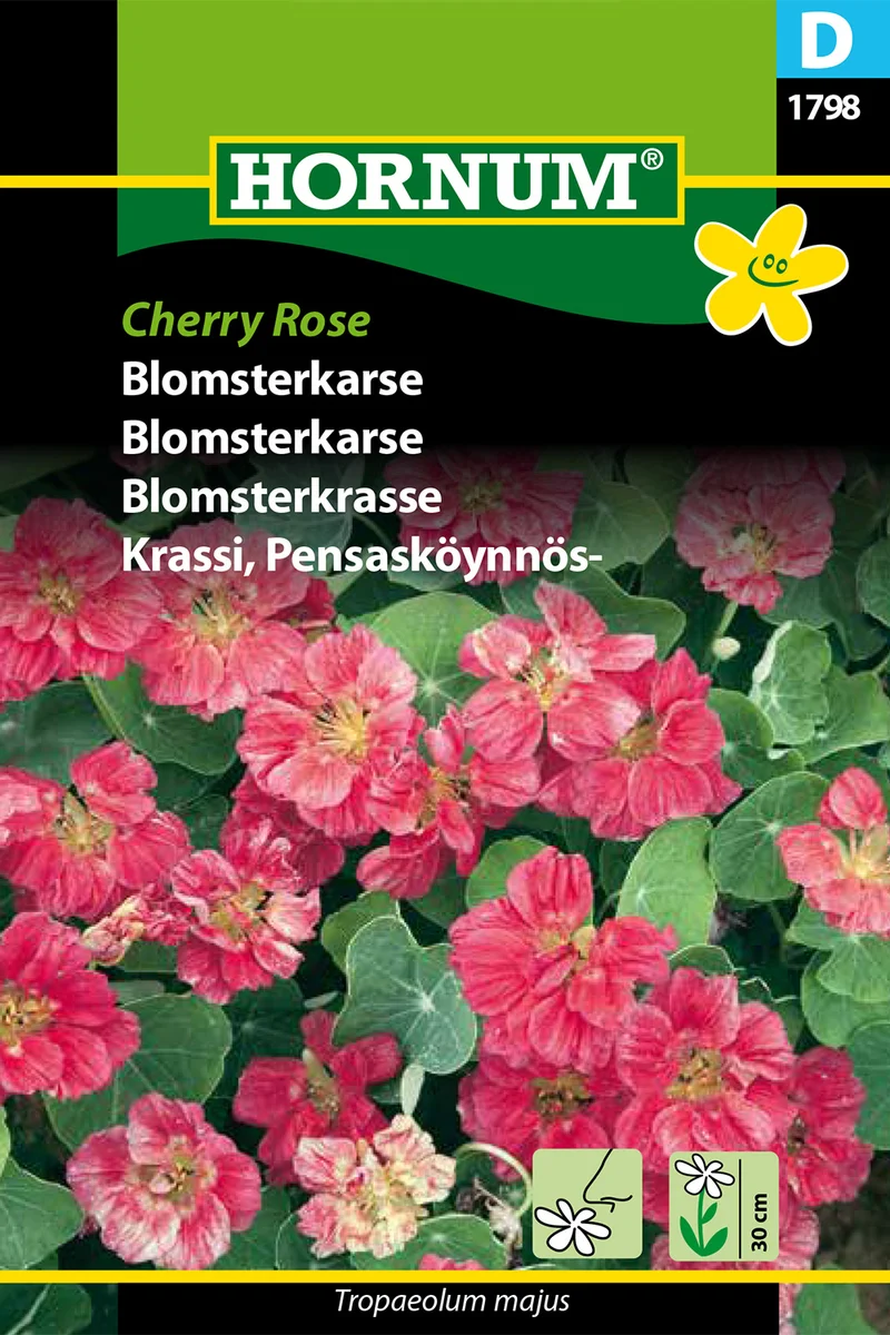 Blomsterkrasse 'Cherry Rose'