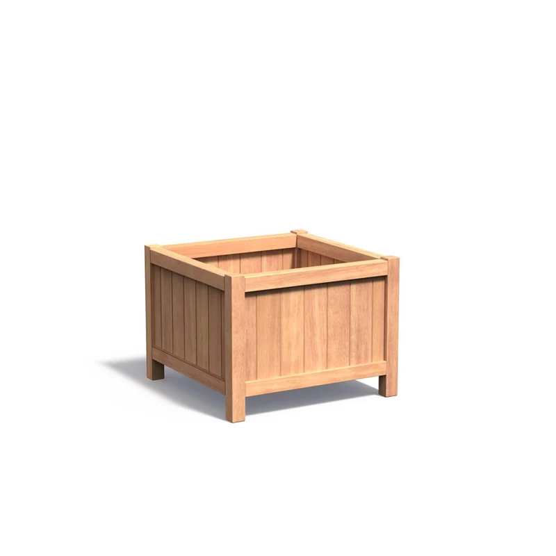 Planteringskärl Garapa 21 mm 800x800x600 mm