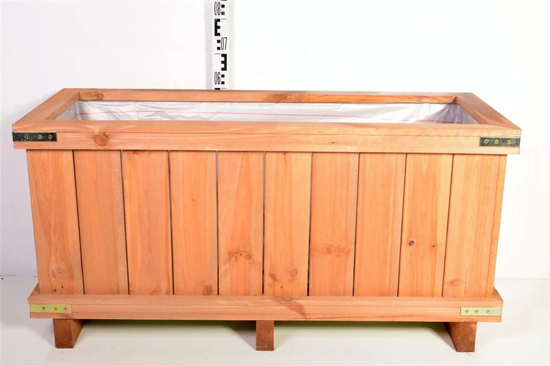 Planteringslåda i trä 120x50x50 cm - Rektangulär