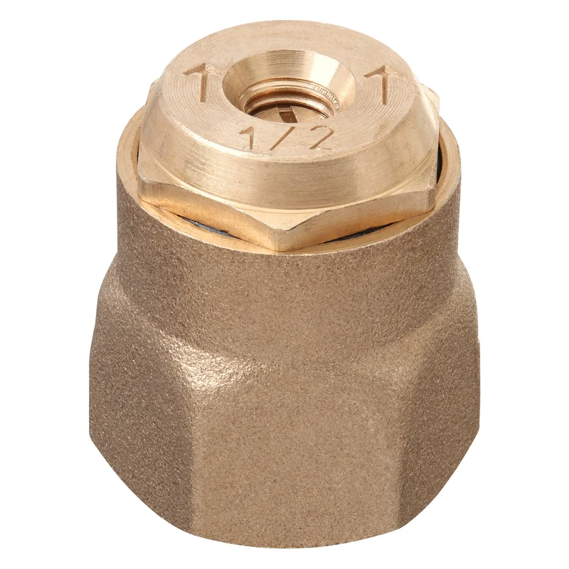 Brass Shrub Head Sprinkler with Brass Half Pattern Spray Nozzle | 54031