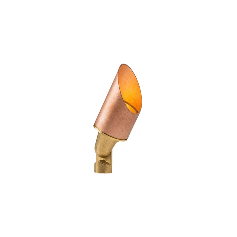 FX NR ZDC Up Light - Copper/Brass, 9.1W, 45° Long Shroud