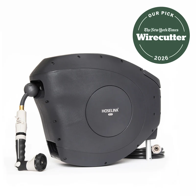 Classic 82ft Hi-Flow Retractable Hose Reel | Charcoal