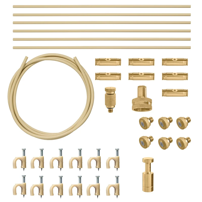 Professional 12' Brass Slip-Lok Mist Cooling System 20090
