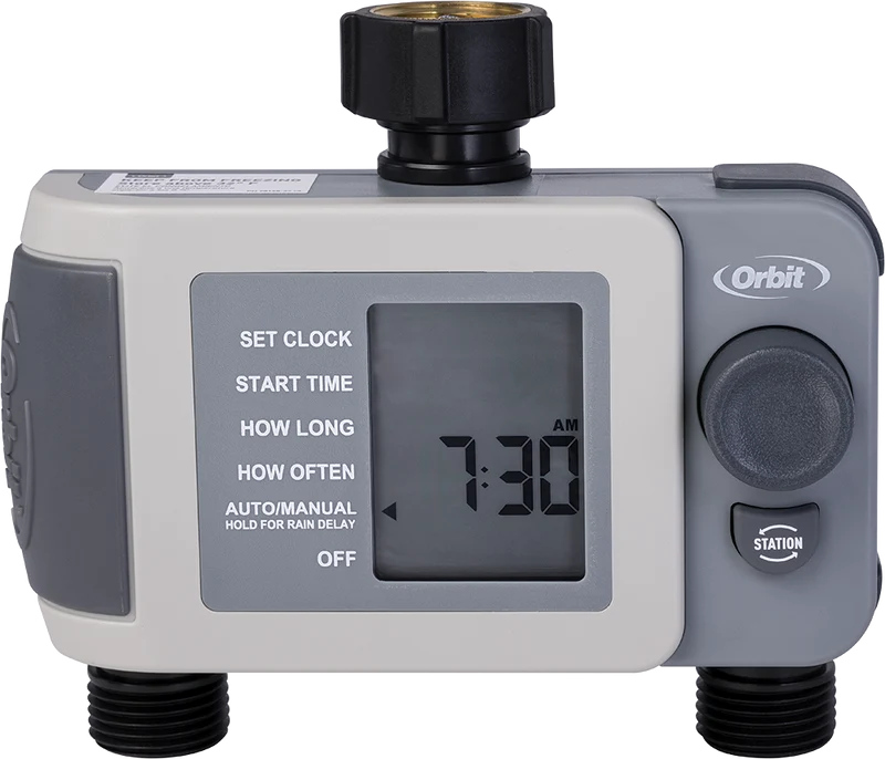 2-Outlet Programmable Hose Faucet Timer 24621
