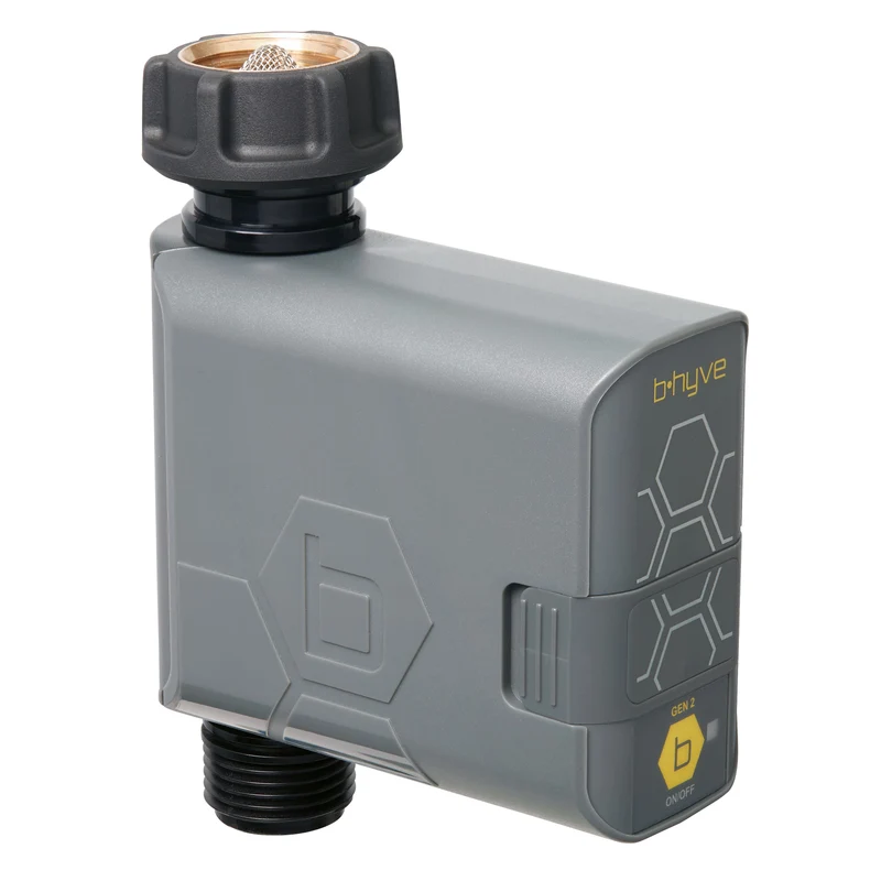 B-hyve Bluetooth 1-Outlet Hose Faucet Timer | Retail Packaging | 21205