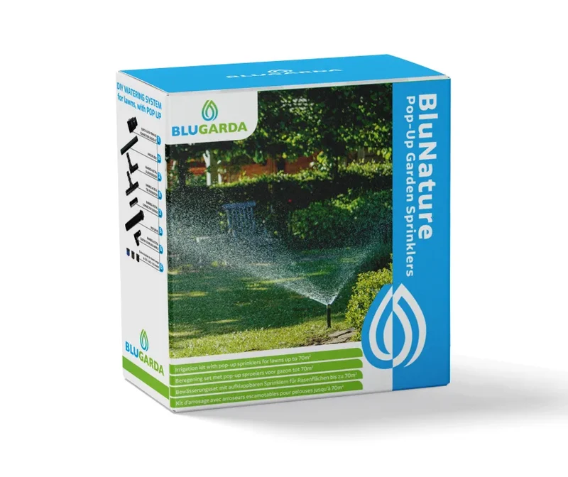BluNature - Pop-up-sprejare - Bevattningsset för gräsmatta upp till 70m2