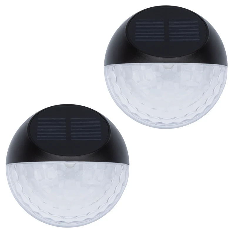 Decorative Round Solar Wall Light 1LED