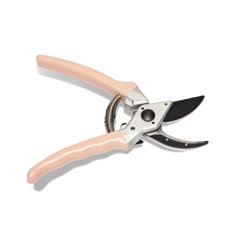 Heavy Duty Peach Secateurs 8"