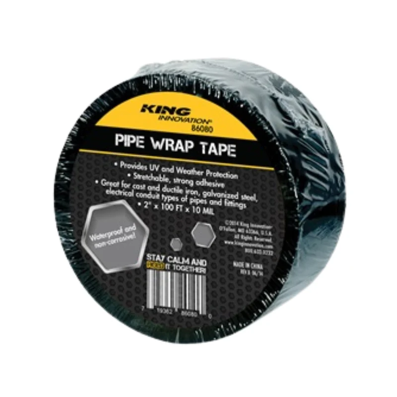 King Innovations Pipe Wrap Tape, 2 in. x 100 ft, 10 mil (SKU 86080)