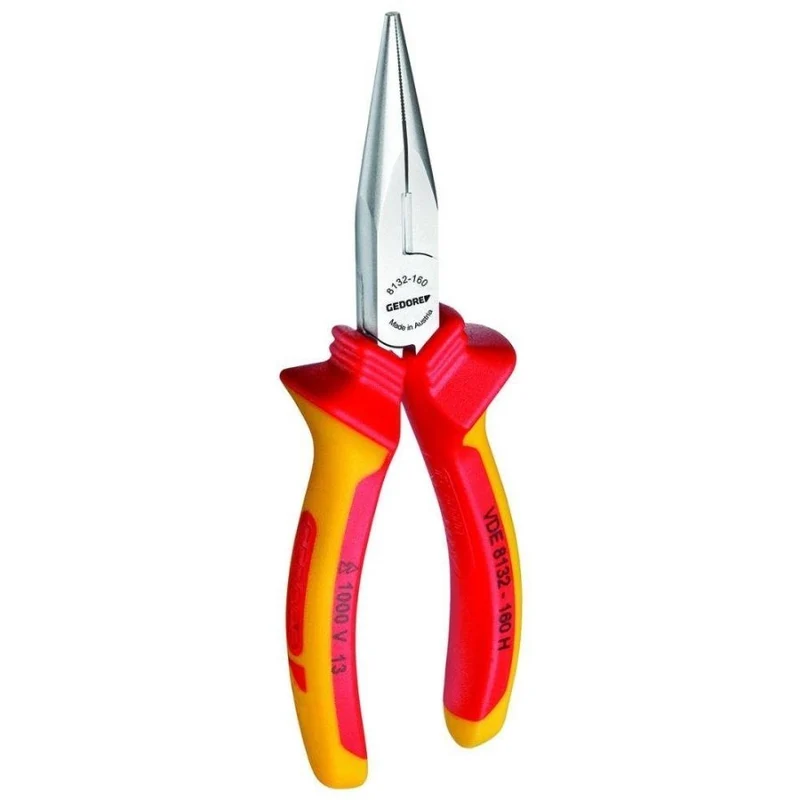 Gedore VDE Long Nose Pliers 160 mm