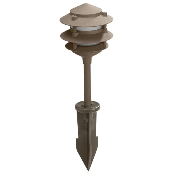 LED Aluminum Textured Bronze Landscape Path Light 86702