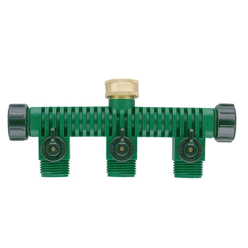 Plastic 5-Way Manifold w/3 Shut-Offs 62009