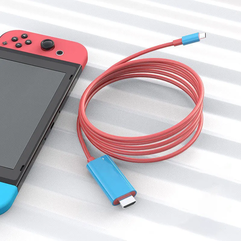 VoltLink™ USB-C till HDMI Kabel med Laddning – Switch, Mobil & Surfplatta