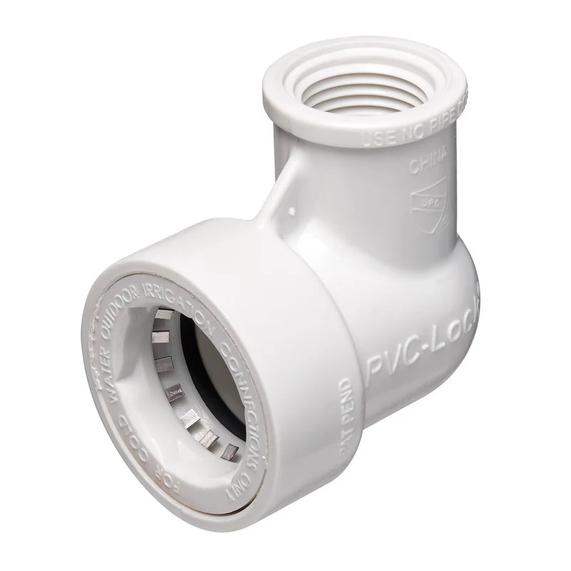 3/4" PVC-Lock x 1/2" FPT Reducing Elbow 34775