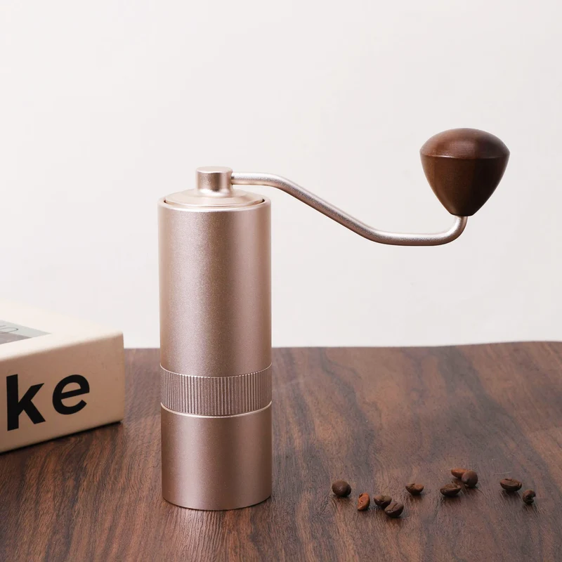 Premium Handdriven Kaffekvarn i Rostfritt Stål