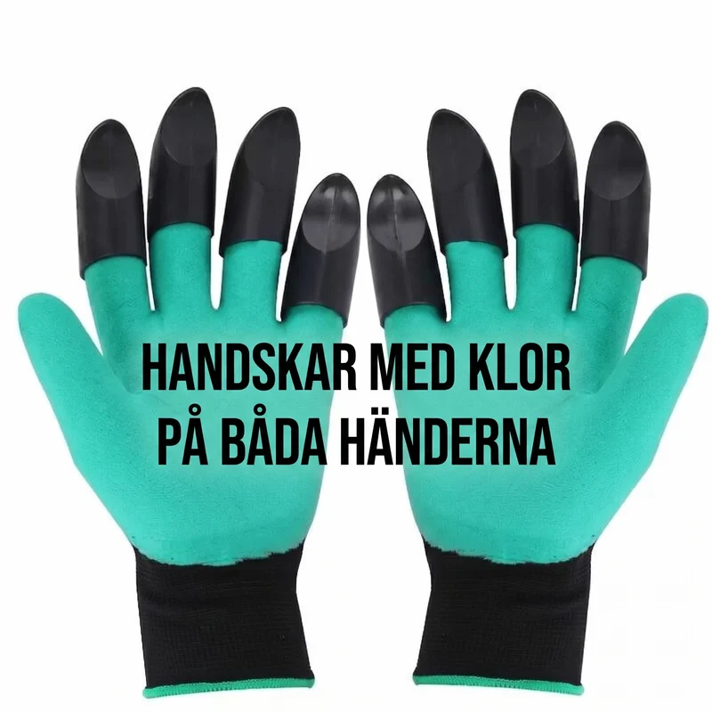 Trädgårdshandskar med Klor – Gräv & Plantera Enkelt utan Verktyg Köp 1 Få 1 GRATIS!