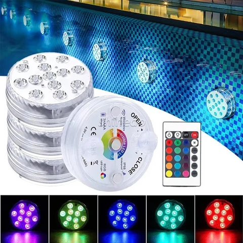 Vattentät RGB LED Poolbelysning – Köp 1 Få 1 Gratis (2-pack)