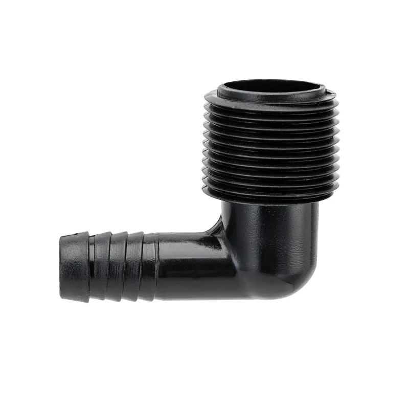 3/4" MPT x 1/2" Barb Riser Flex Pipe Elbow 94360