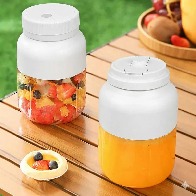 Bärbar & Uppladdningsbar Mixer 1300ml – Kraftfull Blender för Smoothies och Juicer