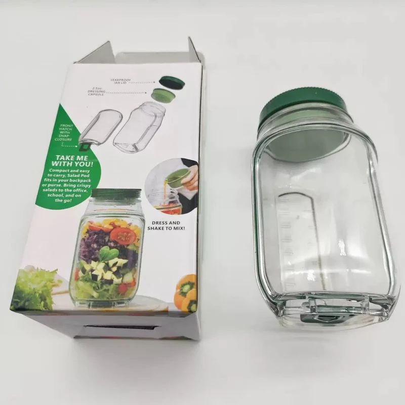 Unik Matlåda för Sallad – Smart Sidoöppning för enklare måltider