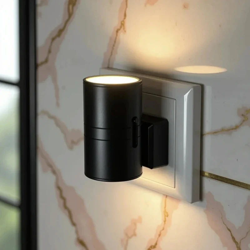 Modern LED Vägglampa med Rörelsesensor – "Up & Down" i Aluminium