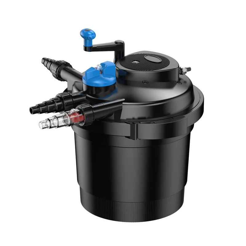 BluPressure 8.000 - Tryckfilter med 11W UV-C - Inkl. backwash