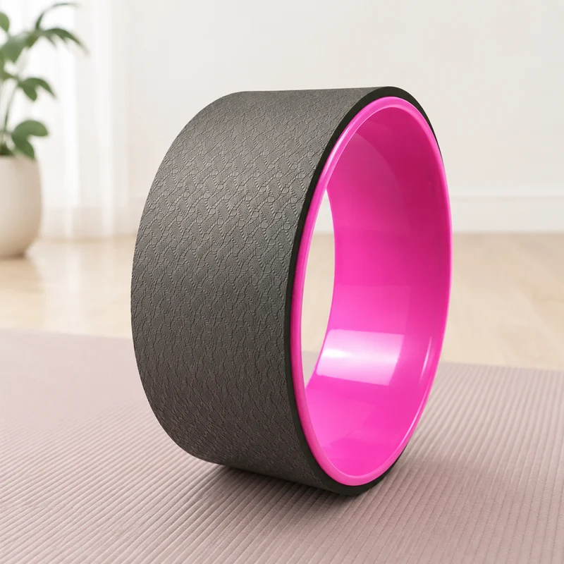 Yogahjul / Yoga Wheel – lila/pink eller svart/pink