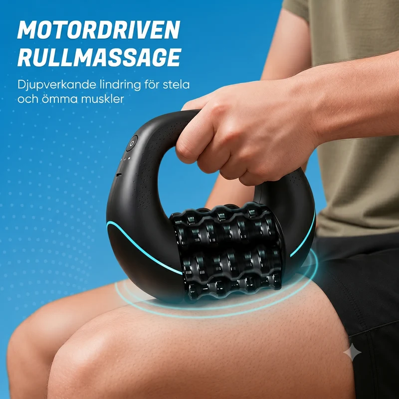 Elektrisk Handmassageapparat med Rullfunktion