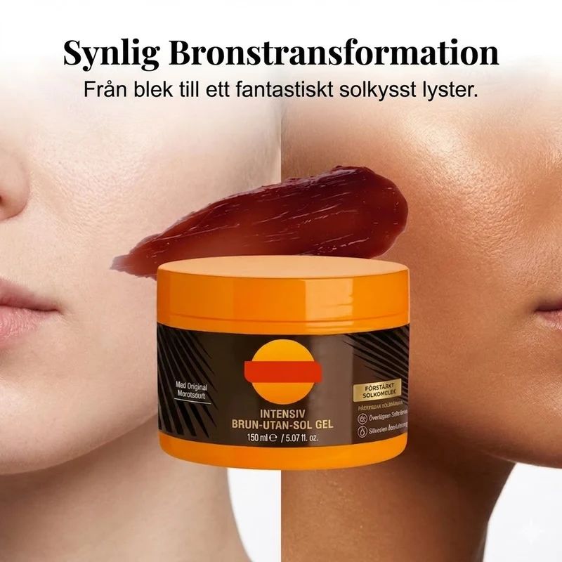 Premium Tanning Gel för Djup Solbränna – Intensivt Återfuktande