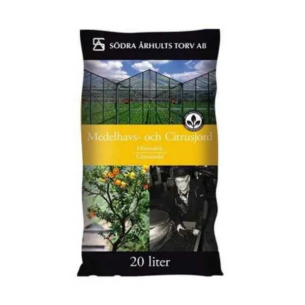 Medelhavs- och Citrusjord 20 liter