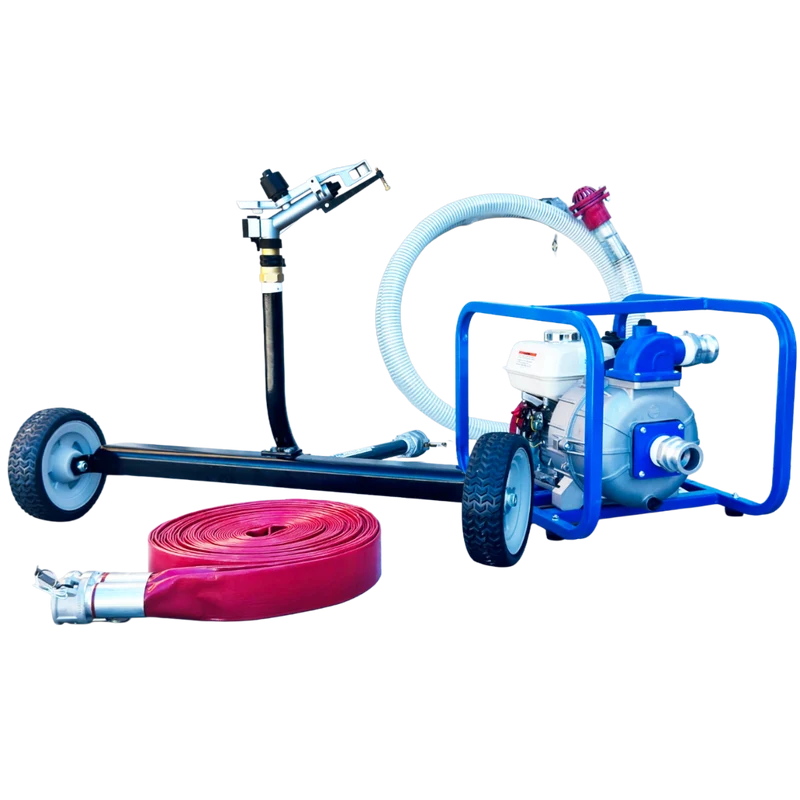 1250K High Pressure Sprinkler Irrigation System Kit w/ Pump