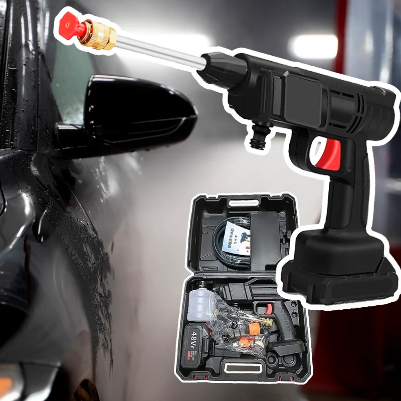 Högtryckstvätt 24 bar/101 PSI - med batteri inkl. laddare -