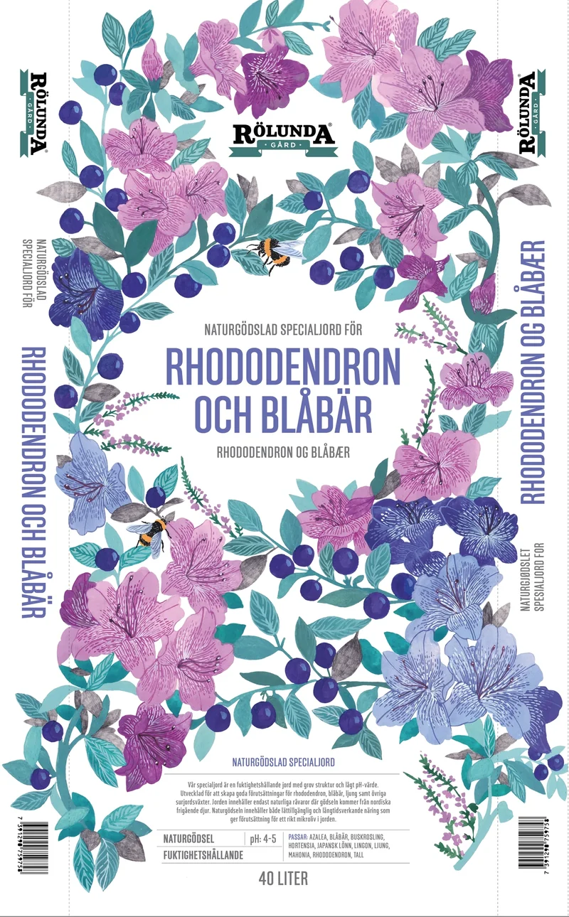 Rhododendron & Blåbär 2160 liter (1 pall)