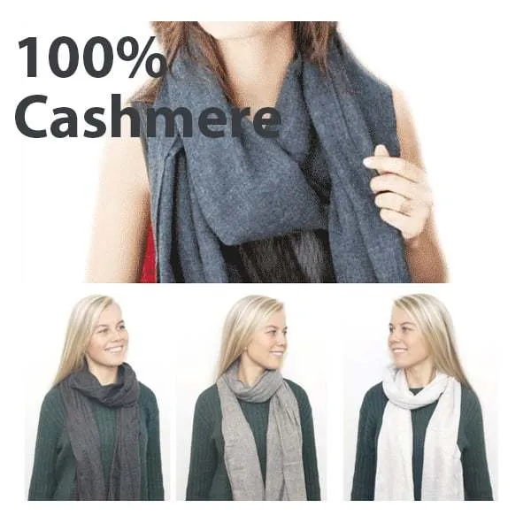 Kashmir halsduk i 9 olika färger