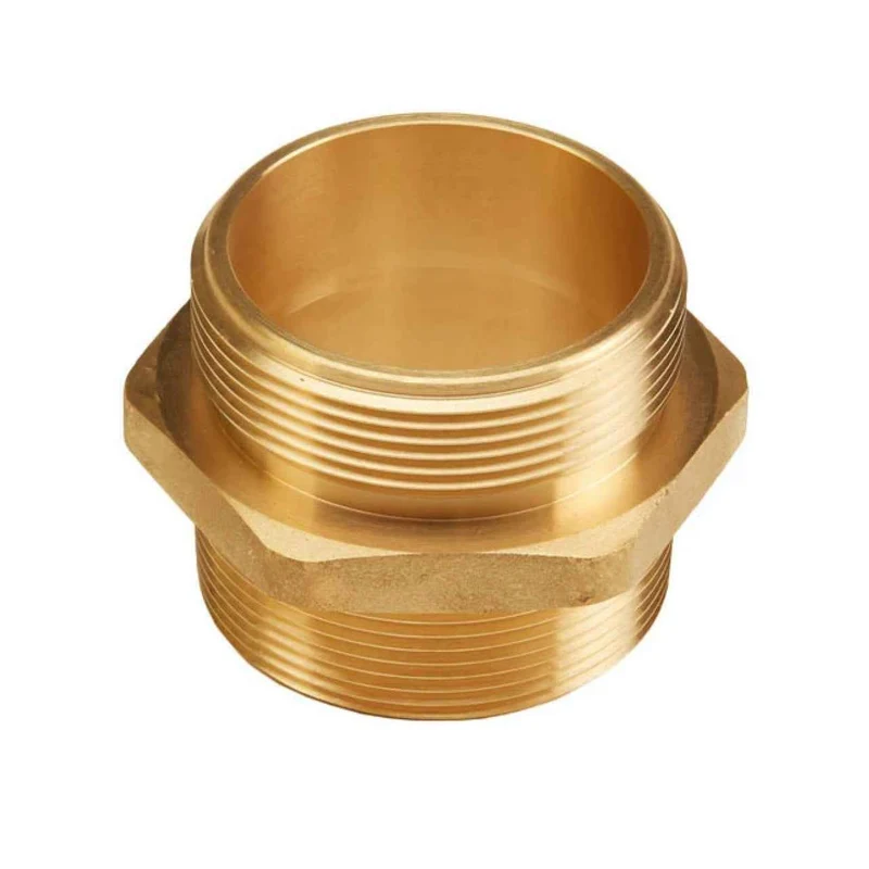 Brass 2 1/2" NH to 2" NPT Double Male