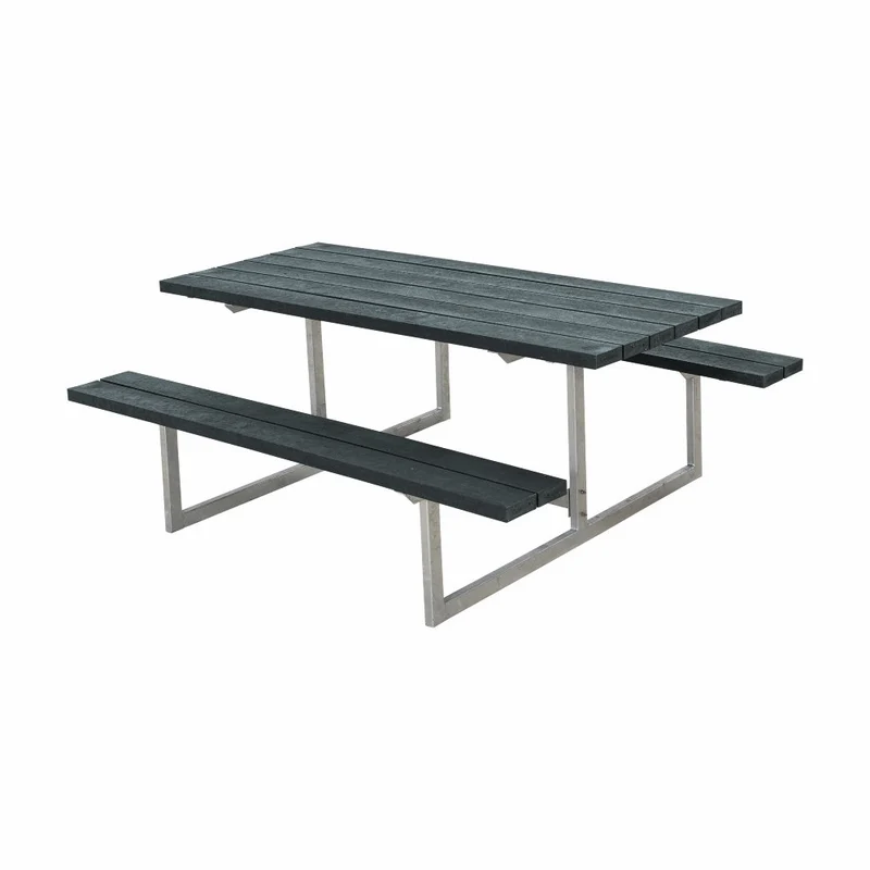 Basic bord-/bænkesæt - 177 cm - ReTex - Grå