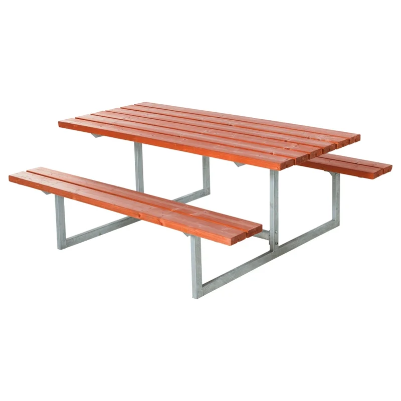 Basic bord-/bænkesæt - 177 cm - Grundmalet teak