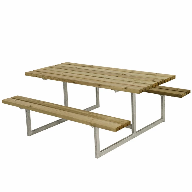 Basic bord-/bænkesæt - 177 cm - trykimprægneret