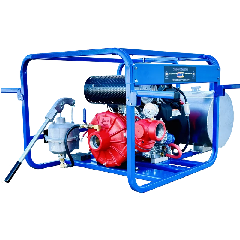 Pump - 23 HP 2.5" Honda High Pressure Pump w/15 Gallon Fuel Tank